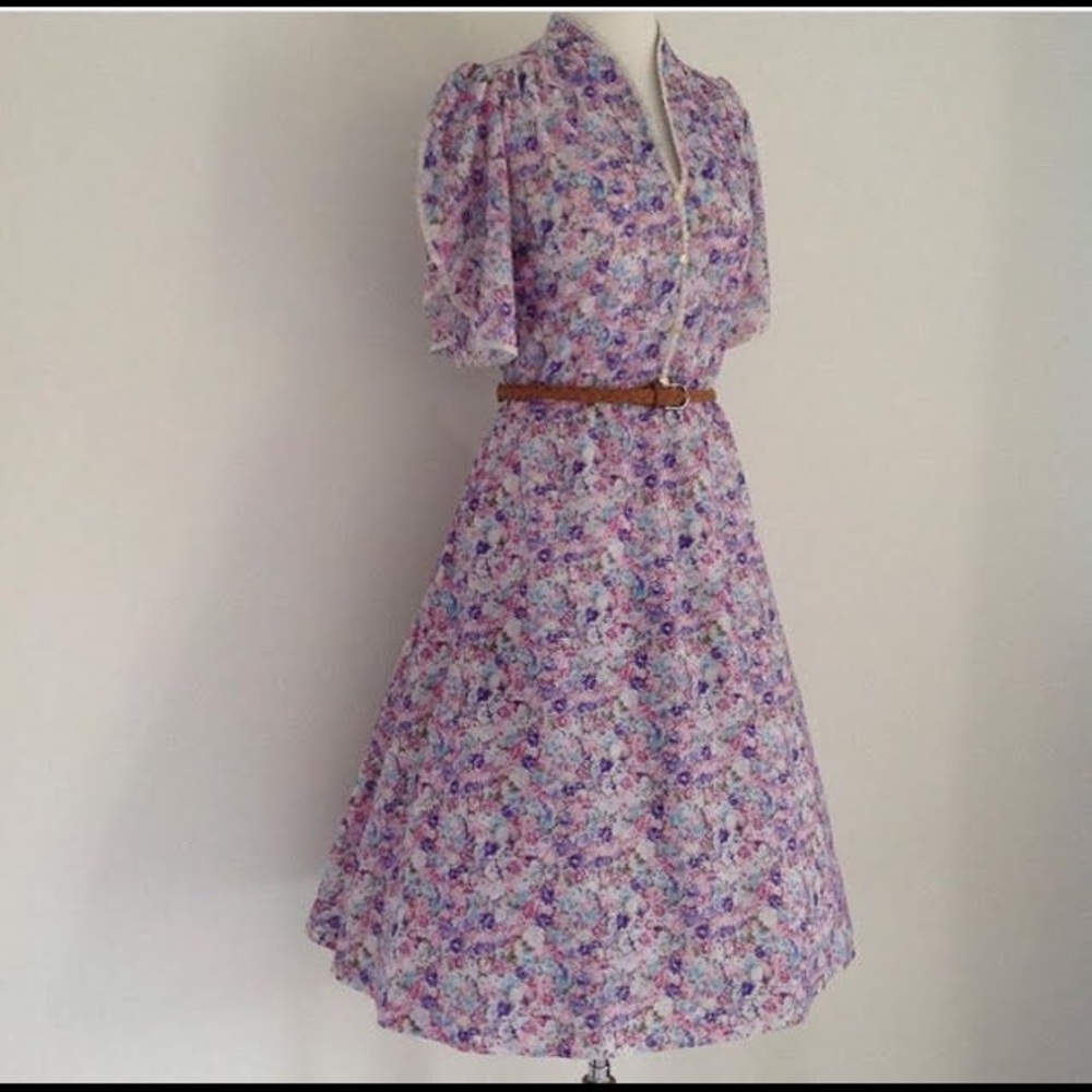 Vintage Floral Dress